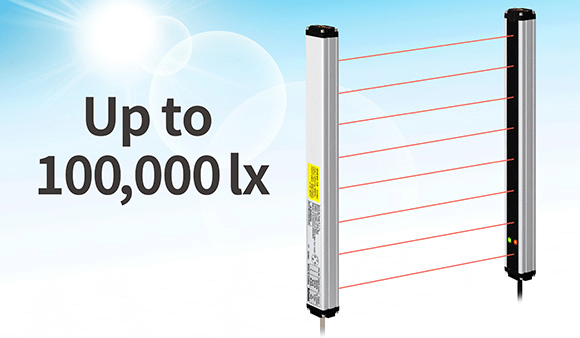 До 100,000 lx