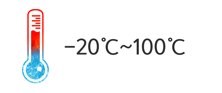 Термометр с диапазоном рабочих температур от -20℃ до 100℃