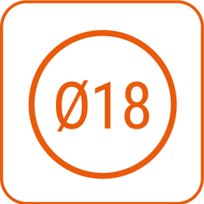 Значок Ø18