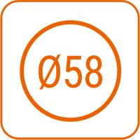 Значок Ø58